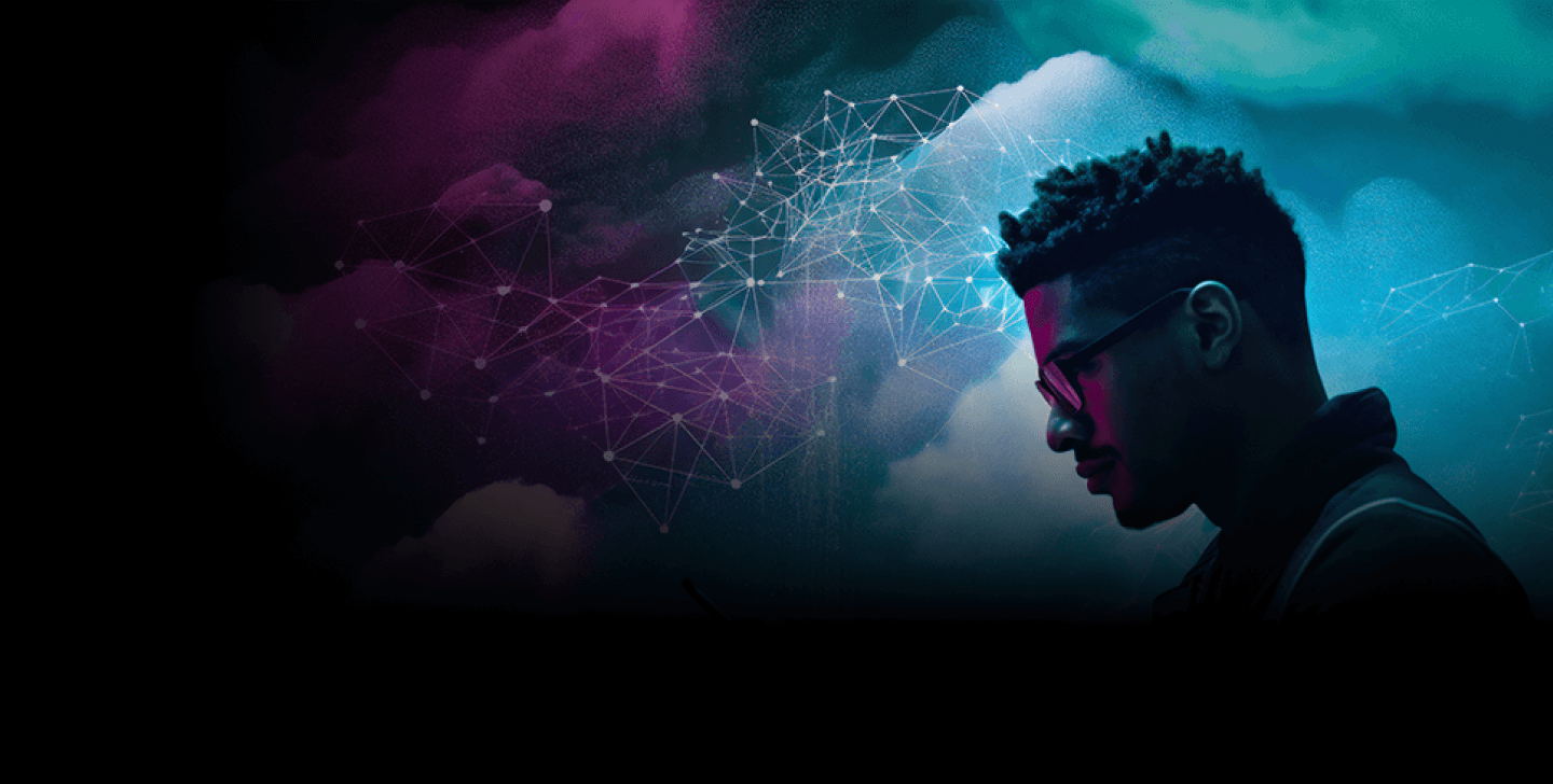 Silhouette of Information Security professional
